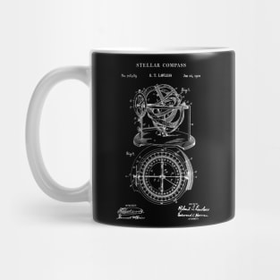 Stellar Compass 1902 Patent Invention Mug